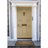 Kate Aurora Welcome Scroll Designed Coir Bristled Outdoor All Season Welcome Mat With Rubber Trim - 18"x30" - 4 of 4