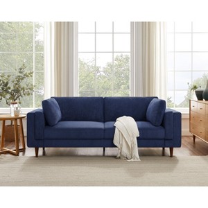 MINIMORE Modern Style 85''W Lassie 3Seater Square Arm Sofa - 1 of 4