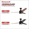 Honeywell Eamon Ceiling Fan, Quiet Motor and Remote Control, 52", Bronze - 4 of 4