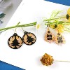 JDICTION 9Pcs Christmas Tree Earrings Mold, Crystal Earring Resin Molds for DIY Decorative Pendants, Silicone Jewelry Molds for Handmade Crafts - 2 of 4