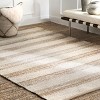 Nuloom Ren Striped Jute Area Rug, 5' x 8', Natural - 3 of 4