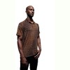 24seven men Wrinkle Resistant 3 Button Machine Washable Alligator Print Polo Shirt - image 2 of 3