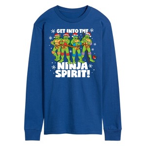 Men's - Teenage Mutant Ninja Turtles - Get Into The Ninja Spirit Long Sleeve Graphic T-Shirt - 1 of 4