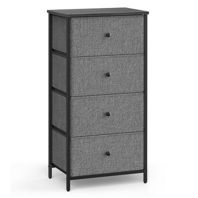 SONGMICS Bedroom, Fabric Dresser with 4 Metal Frame