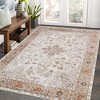 Washable Rug Traditional Oriental Rugs Soft Indoor Low Pile Carpet for Living Room Bedroom Dining - 2 of 4