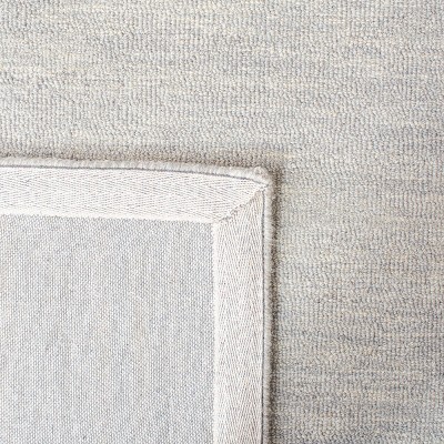 Elegance Metro 6' Square Hand-Tufted Gray Wool Area Rug