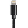 Monoprice Apple MFi Certified Lightning to USB Charge & Sync Cable - 1.5 Feet - Black - Palette Series - 3 of 4