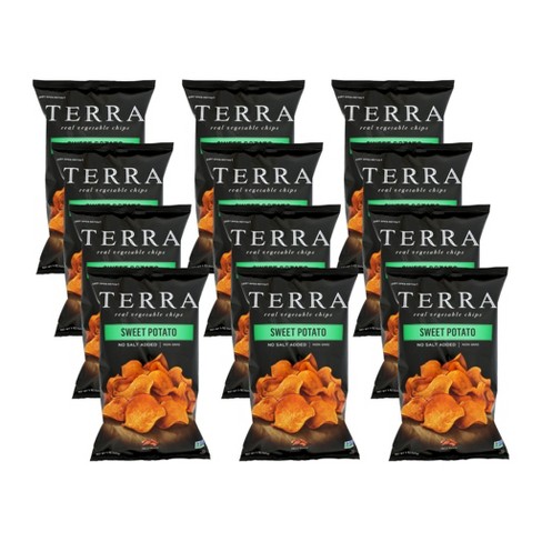 Terra Plain Sweet Potato Vegetable Chips - Case of 12/5 oz