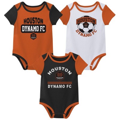 MLS Houston Dynamo Infant Boys' 3pk Bodysuit