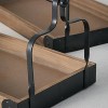 Sullivans Set Of 2 Wooden Trays 10"H & 8.25"H Brown - 3 of 4