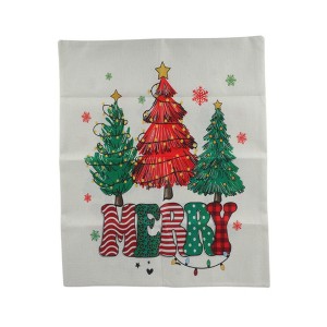 Unique Bargains Dining Chair Slipcovers Linen Beige 22.83"x19.29" 1Pc - 1 of 4