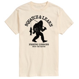 Men's - Instant Message - Squatch And Learn Short Sleeve Graphic T-Shirt - 1 of 4