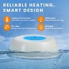 HOM Water Heater for Aquarium - 500W Aquarium Heater for Fish Tanks Up to 50 Gal - Floating Pond Deicer with 10ft Power Cable & Built-in Thermostat - 4 of 4