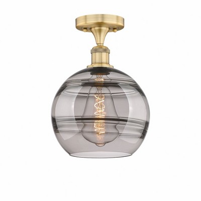 Rochester - 1 Light Semi-Flush Mount In Industrial Style-11.75 Inches Tall and 10 Inches Wide