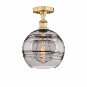 Rochester - 1 Light Semi-Flush Mount In Industrial Style-11.75 Inches Tall and 10 Inches Wide - 1 of 1