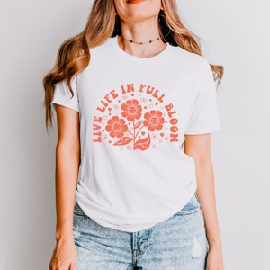 Simply Sage Market Live Life In Full Bloom Short Sleeve Tee - 1 of 4