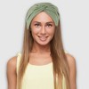 Unique Bargains Women's Elastic Twisted Knot Wide Headbands 2 Pcs - 2 of 4