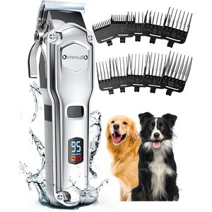 Oneisall RFC-676 Cordless Dog Clippers - Low Noise, Waterproof, for Thick Coats w/ Stainless Steel Blade - 1 of 1