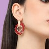 SOHI Women's Celestrial Drop Earrings - 3 of 3