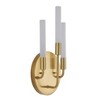 Craftmade Lighting Valdi 3 - Light Wall Light in  Satin Brass - 3 of 4
