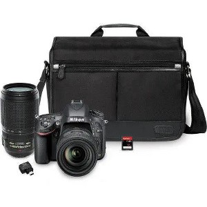 Nikon D610 DSLR Camera with Nikon AF-S 24-85mm f/3.5-4.5G ED, AF-S VR 70-300mm f/4.5-5.6G IF-ED | Case | WU-1b & 32GB SDHC Memory Card - 1 of 4