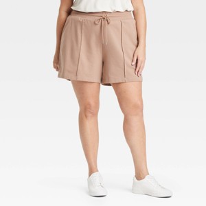 Women's High-Rise Midi Pull-On Shorts - Ava & Viv™ - 1 of 3