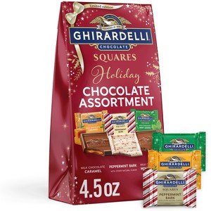 Ghirardelli Christmas Chocolate Assorted Squares Bag - 4.5oz - 1 of 4