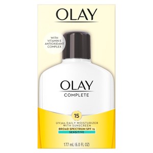 Unscented Olay Complete All Day Moisturizer Sensitive Skin SPF 15 - 6oz, Size: 6 oz