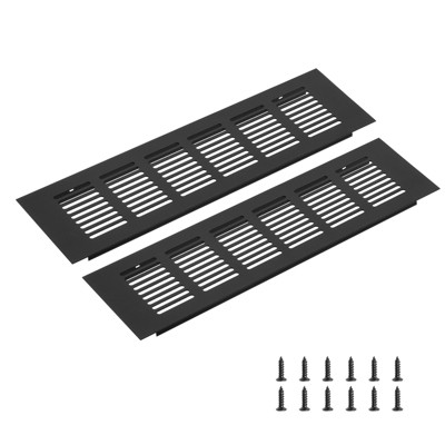 Unique Bargains Rectangle Ventilation Grille, Aluminum