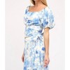 Women's Flora Puff Sleeve Top - Fate - 2 of 3