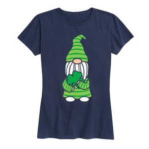 Women's - Instant Message - St. Paddys Day Gnome Short Sleeve Graphic T-Shirt - 1 of 4
