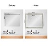 Amanti Art Mirror Makeover Bathroom Mirror Frame Border Kit - Fully Assembled Peel and Stick Frame - Mirror NOT Included - Dove Greywash Narrow Trim - 3 of 4