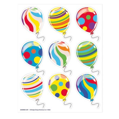Eureka® Celebration Balloons Giant Stickers, 36 Per Pack, 12 Packs