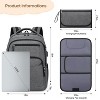 Itopfox Multi-Function Baby Diaper Backpack with Portable Changing Pad, Pacifier Holder, USB Charging Port, Ideal for Moms and Dads - 4 of 4