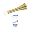 Unique Bargains Spring Steel Thickened Rubber Head Anti-Rust Plating Flexible Door Stop 12 Pcs - 3 of 4