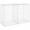 vidaXL Gabion Wall with Covers Galvanized Steel 118.1"x11.8"x19.7" - 2 of 4