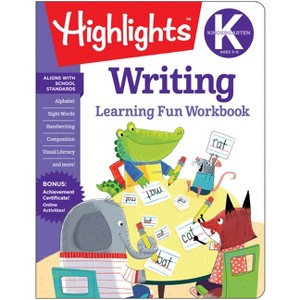 Writing, Kindergarten -  (Highlights Learning Fun Workbooks) (Paperback) - 1 of 1