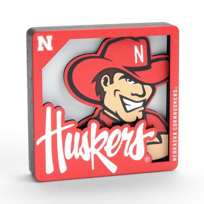 NCAA Nebraska Cornhuskers 3D Logo Magnet