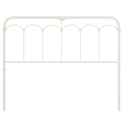 Full Jocelyn Metal Headboard Soft White - Hillsdale Furniture