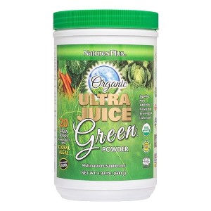 Ultra Juice Green Drink Organic 60 Day by Nature's Plus  -  1.32 lb Powder - 1 of 2