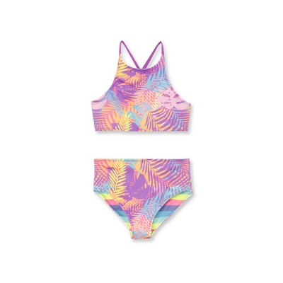 Lands' End Kids Wrap Front Bikini Swimsuit Set