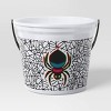 8" Glow in the Dark Spider Halloween Plastic Trick or Treat Pail White - Hyde and EEK! Boutique™ - 3 of 4