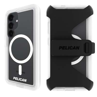 Pelican Voyager Samsung Galaxy S25 Series Magnetic Case with Holster - Black