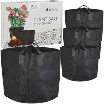 OwnGrown 4" x 5" Gallon Plant Growing Bags for Balcony or Garden Plants
