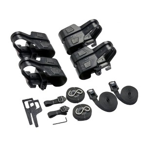 YAKIMA BigCatch Kayak Fishing Boat Saddles for Roof Racks and Trailers with Heavy-Duty Straps, Bow and Stern Tie-Downs, Black - 1 of 4