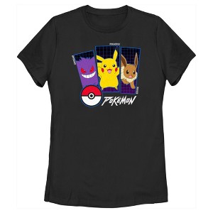 Women's Pokemon Classic Trio T-Shirt - 1 of 4