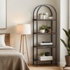 Hommoo Arched Bookcase Display Rack with Storage Shelves - 4 of 4