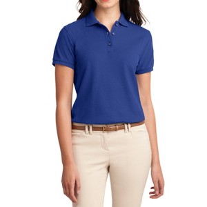 Mafoose Women's Comfortable Silk Touch Polo Golf Shirt Short Sleeve - 1 of 4