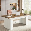 Tribesigns 62.99" Executive Office Desk, Modern Computer Desk for Home Office - 2 of 4