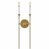 Lark Hux 2 - Light Wall Light in  Lacquered Brass - 3 of 4